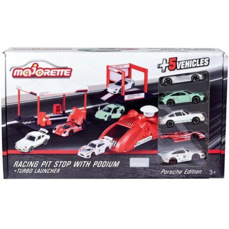 PACK 5 VEHICULES PORSCHE RACING TENT