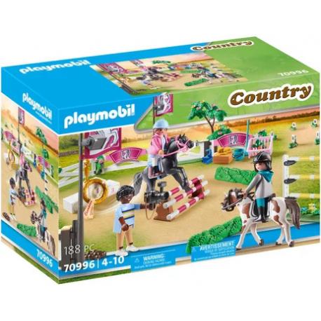 70996 PLAYMOBIL - PARCOURS D'OBSTACLES AUX CHEVAUX