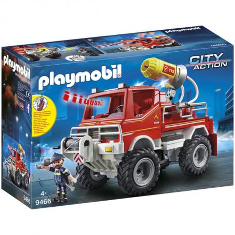 9466 PLAYMOBIL - 4X4 DE POMPIER AVEC LANCE-EAU