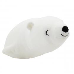 SMOOCHY - PELUCHE OURS BLANC