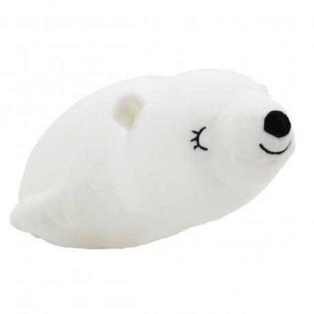 SMOOCHY - PELUCHE OURS BLANC