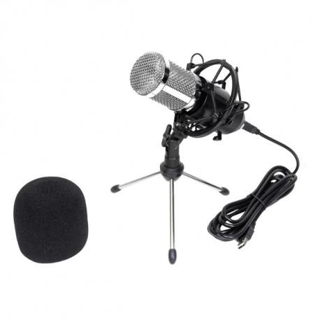 MICROPHONE PROFESSIONNEL AVEC TREPIED ET CASQUE