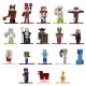 PACK 18 FIGURINES NANO MINECRAFT