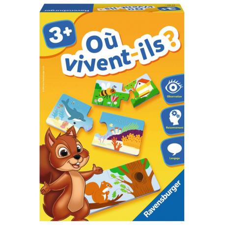 OU VIVENT T-ILS ? - RAVENSBURGER