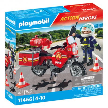 71466 PLAYMOBIL - POMPIER ET MOTO