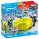 71465 PLAYMOBIL - POMPIERS AVEC COUSSIN DE SAUVETAGE