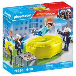 71465 PLAYMOBIL - POMPIERS AVEC COUSSIN DE SAUVETAGE