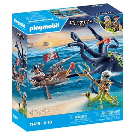 71419 PLAYMOBIL - PIRATE AVEC PIEUVRE GEANTE