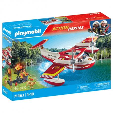 71463 PLAYMOBIL - HYDRAVION AVEC POMPIER