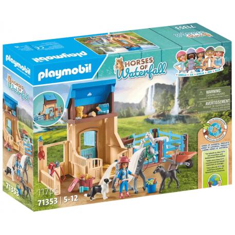 71353 PLAYMOBIL - AMELIA & WHISPER AVEC BOX POUR CHEVAUX