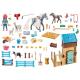 71353 PLAYMOBIL - AMELIA & WHISPER AVEC BOX POUR CHEVAUX