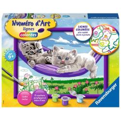 NUMERO D'ART - MOYEN CHATONS DANS HAMAC