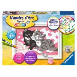 NUMERO D'ART MINI - ADORABLES CHATONS - RAVENSBURGER