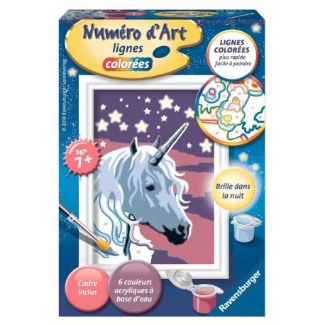 NUMERO D'ART MINI - LICORNE SCINTILLANTE