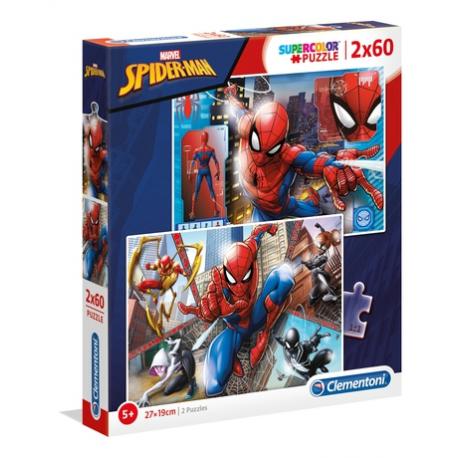 PUZZLE 2X60P - SPIDER-MAN