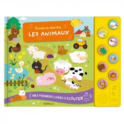 ECOUTE ET CHERCHE LES ANIMAUX - AUZOU