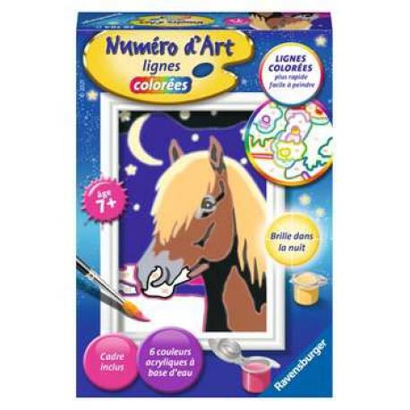 NUMERO D'ART MINI - CHEVAL DE NUIT