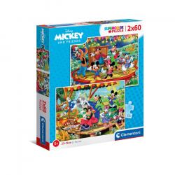 PUZZLE 2X60P - MICKEY ET SES AMIS