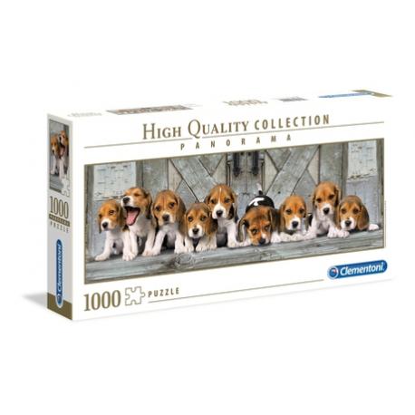 PUZZLE 1000 PCS - PANORAMA BEAGLES -  CLEMENTONI