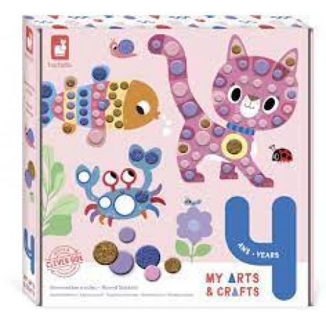 COFFRET GOMMETTES RONDES - 4 ANS