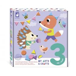 COFFRET GOMMETTES GEOMETRIQUES - 3 ANS