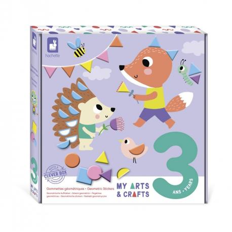 COFFRET GOMMETTES GEOMETRIQUES - 3 ANS