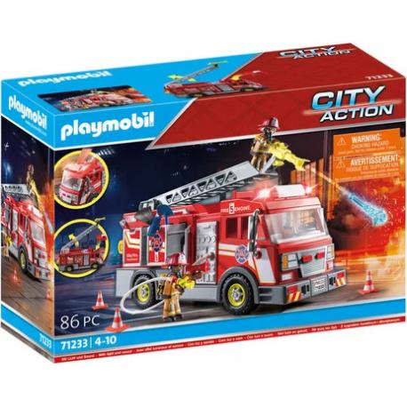 71233 PLAYMOBIL - CAMION DE POMPIER AVEC GRANDE ECHELLE