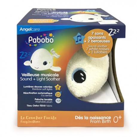 PELUCHE VEILLEUSE MUSICALE BELUGA