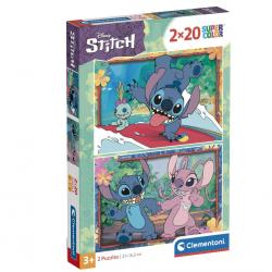 STITCH - PUZZLE 2X20 PIECES