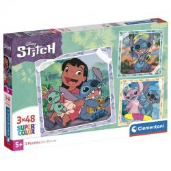 STITCH - PUZZLE 3X48 PIECES