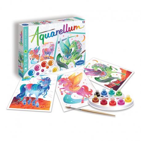 AQUARELLUM "LICORNES & PEGASES"