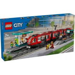 60423 LEGO - LE TRAMWAY ET LA STATION DU CENTRE-VILLE