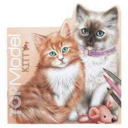 TOPMODEL LIVRE DE COLORIAGE KITTY FIGURATIF KITTY AND DOGGY