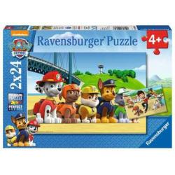 PUZZLE 2X24 PCS - CHIENS HEROIQUES