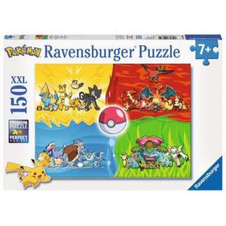 PUZZLE 150 P XXL - LES DIFFERENTS TYPES DE POKEMON