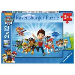 PUZZLE 2X12 PCS - RYDER ET LA PATPATROUILLE 