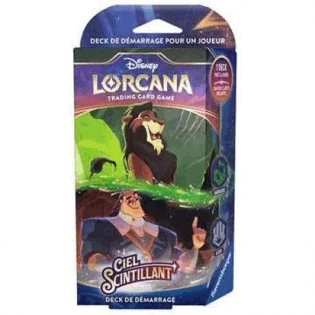 DISNEY LORCANA CHAPITRE 5 - DECK DE DEMARRAGE - CIEL SCINTILLANT - SCAR & KRONK