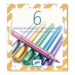 6 MARQUEURS METALLIQUES - DJECO