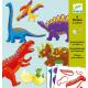 PANTINS A COLORIER - DINOSAURES - DJECO