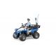 QUAD POLICE AVEC POLICIERE ET ACCESSOIRES - BRUDER