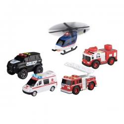 COFFRET 5 VEHICULES DE SECOURS