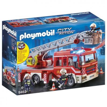 9463 PLAYMOBIL - CAMION DE POMPIERS AVEC ECHELLE PIVOTANTE