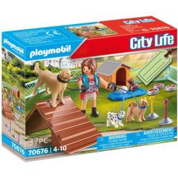 70676 PLAYMOBIL - SET CADEAU EDUCATRICE ET CHIENS 