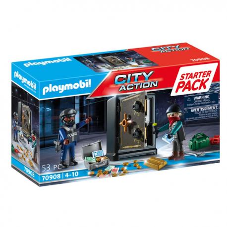 70908 PLAYMOBIL - STARTER PACK POLICIER ET CAMBRIOLEUR