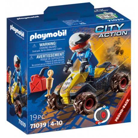 71039 PLAYMOBIL - PILOTE ET QUAD