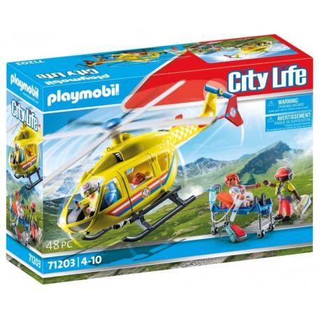 71203 PLAYMOBIL - HELICOPTERE DE SECOURS