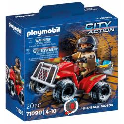 71090 PLAYMOBIL - POMPIER ET QUAD