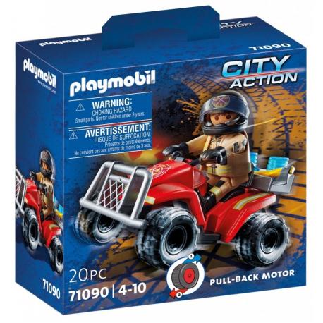 71090 PLAYMOBIL - POMPIER ET QUAD