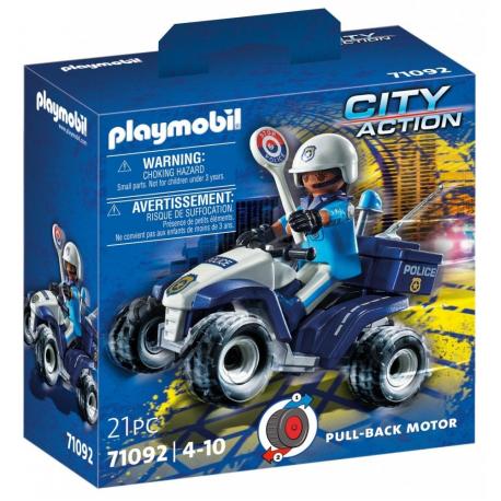 71092 PLAYMOBIL - POLICIER ET QUAD