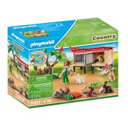 71252 PLAYMOBIL - ENFANT AVEC ENCLOS ET LAPINS